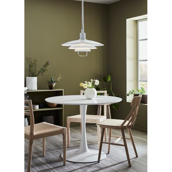 Baltas pakabinamas šviestuvas Markslöjd Kikrenes, ø 48 cm-image-1