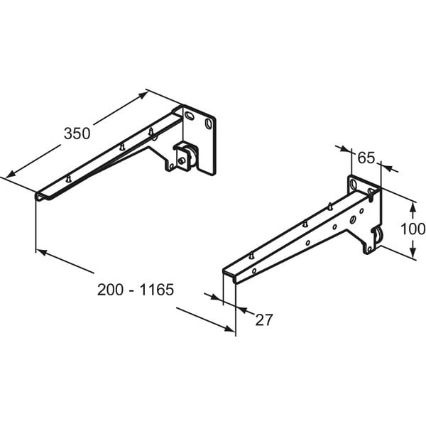 Sidabrinės spalvos iš metalo stalviršio atrama i.Life – Ideal Standard-image-3