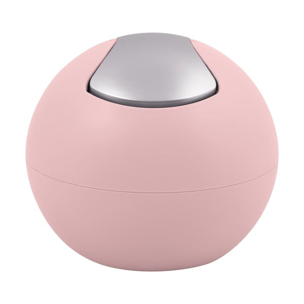 Rožinės spalvos iš plastiko šiukšliadėžė 1 l   Bowl Matt – Spirella