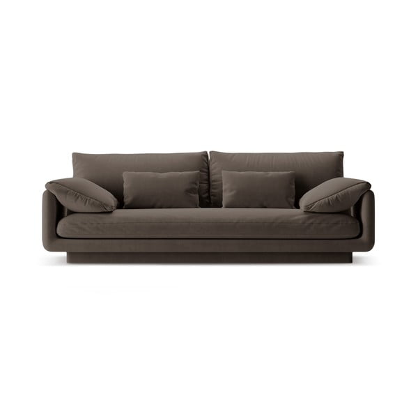 Iš velveto sofa rudos spalvos 220 cm Torino – Micadoni 