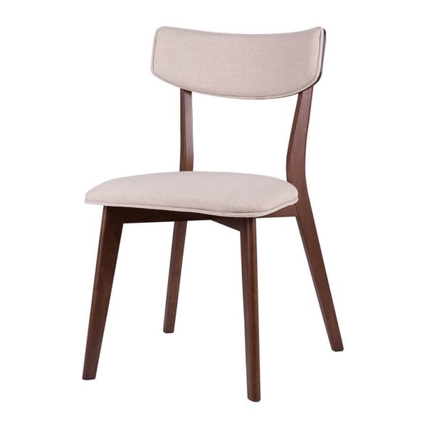 2 valgomojo kėdžių su tamsiai rudos spalvos kojų atrama rinkinys sømcasa Anais