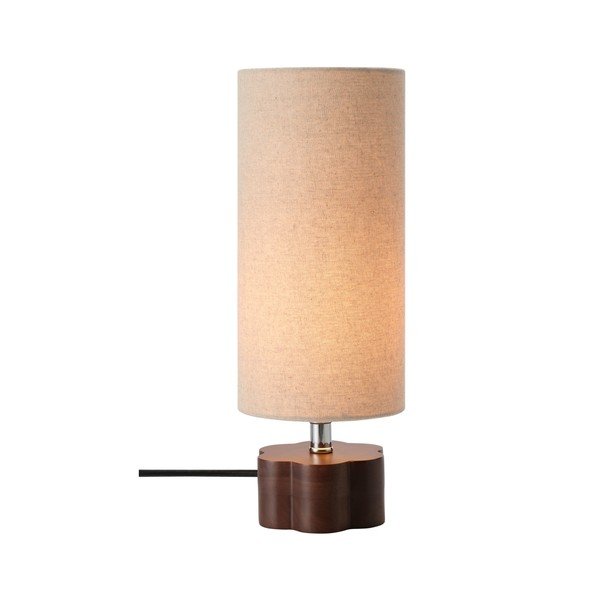 Rudos spalvos/smėlio spalvos iš lino stalinis šviestuvas (aukštis 33,5 cm) Joline – Ellos Home-image-3