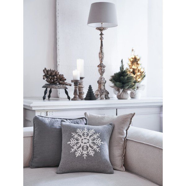 Užvalkalas 40x40 cm Snowflake - Westwing Collection-image-3