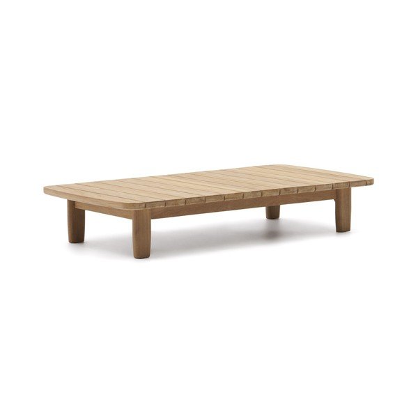 Iš tikmedžio masyvo sodo kavos staliukas 70x140 cm Tirant – Kave Home-image-4