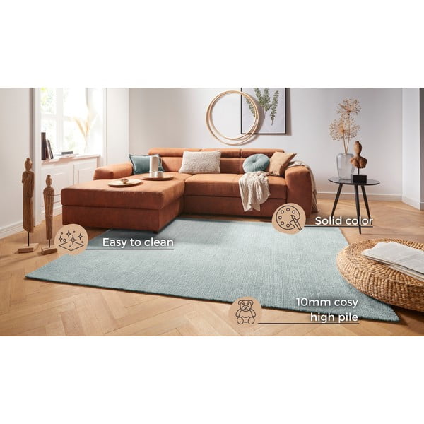 Šviesiai mėlynas kilimas Mint Rugs Supersoft, 120 x 170 cm-image-4