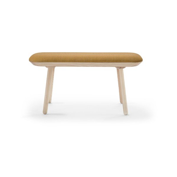 Geltonas suoliukas EMKO Naïve, 100 cm-image-2