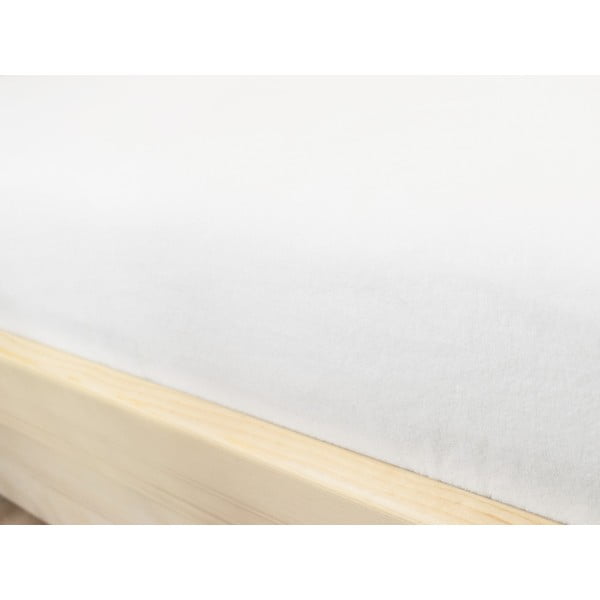 Balta paklodė iš mikropluošto, 90 x 160 cm-image-1