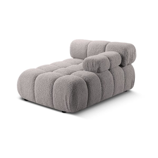 Iš boucle modulinė sofos dalis šviesiai pilkos spalvos (su dešiniuoju kampu) Bellis – Micadoni Home-image-4