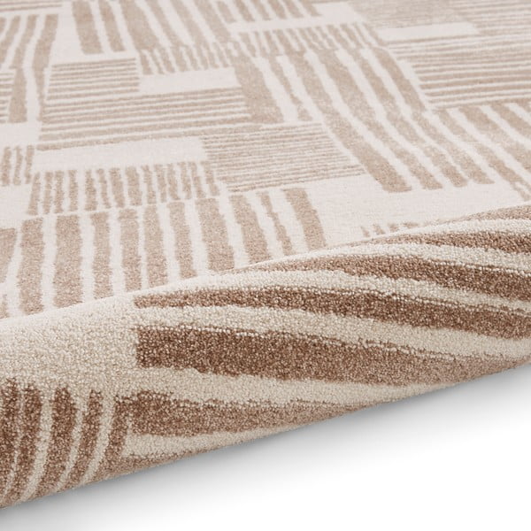 Kilimas šviesiai rudos spalvos 160x230 cm Blocks – Catherine Lansfield-image-3