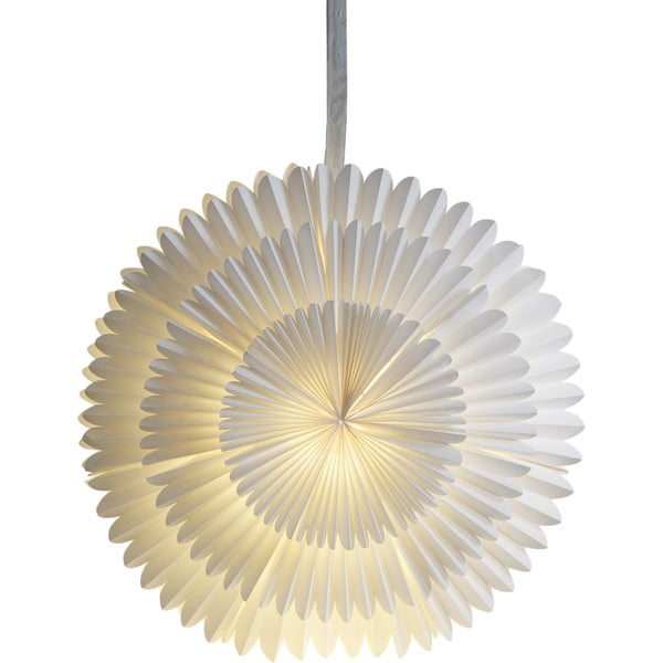 Balta kalėdinė šviečianti dekoracija ø 50 cm Frost - Star Trading