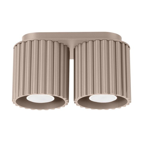 Taupe spalvos iš metalo taškinis šviestuvas 10x21 cm Zora – Sollux