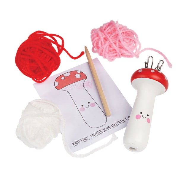 Kūrybinis žaislas Knitting Kit Mushroom – Rex London-image-3