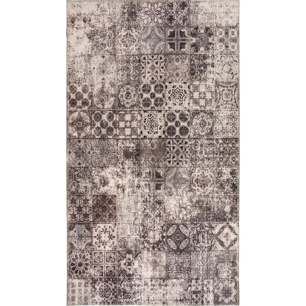 Smėlio spalvos plaunamas kilimas 150x80 cm - Vitaus