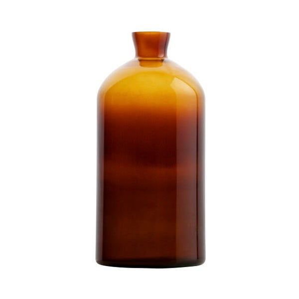 Tamsiai oranžinio stiklo vaza "BePureHome Chemistry", aukštis 40 cm