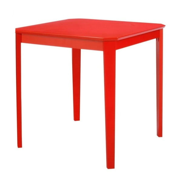 Raudonas valgomojo stalas "Støraa Trento", 76 x 75 cm