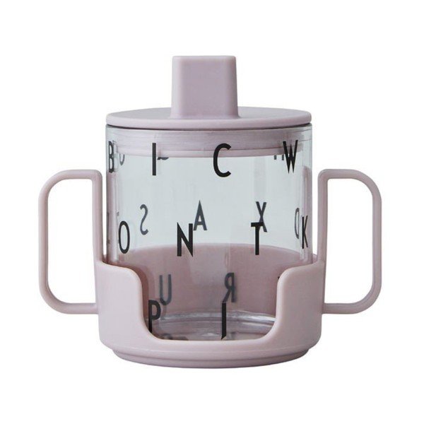 Violetinės spalvos vaikiško puodelis Design Letters Grow With Your Cup