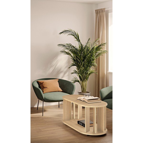 Kavos staliukas natūralios spalvos iš ąžuolo 50x110 cm Nora – TemaHome-image-4