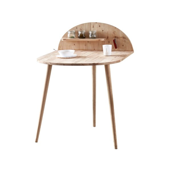 DEEP Furniture Ted sieninis valgomojo stalas su laikymo lentyna-image-2