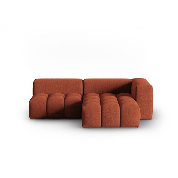 Terakotos spalvos kampinė sofa (su dešiniuoju kampu/su gultu) Verona – Cosmopolitan Design-image-2