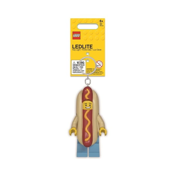 Šviečiantis raktų pakabukas LEGO® Hot Dog-image-1