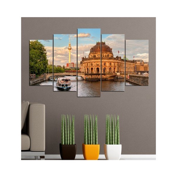 Kelių dalių 3D menas Istorinis pastatas, 102 x 60 cm-image-1