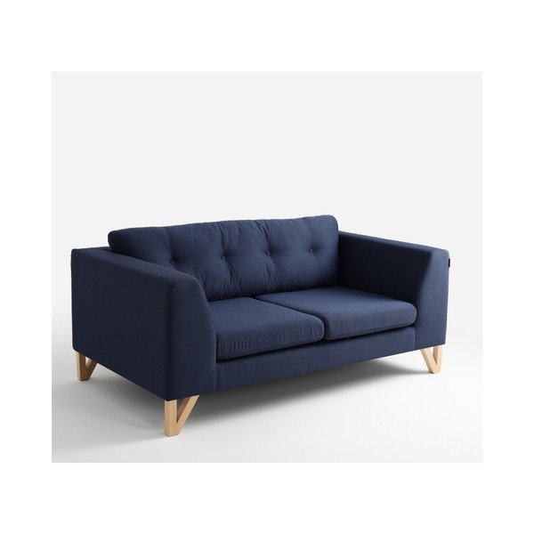 Individualizuota "Form Willy" tamsiai mėlyna dvivietė sofa-image-2