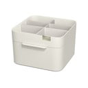 Kreminės spalvos kosmetikos organizatorius su stalčiumi Joseph Joseph Viva