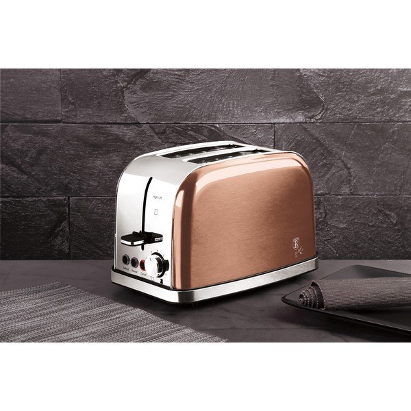 Smėlio spalvos skrudintuvas Rosegold Metallic Line - BerlingerHaus-image-1