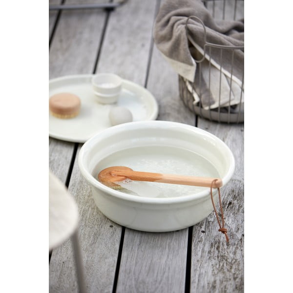 Smėlio spalvos emaliuotas dubuo pėdų vonelei, 6 l-image-1