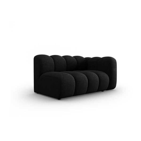 Modulinė sofa juodos spalvos/antracito spalvos (su dešiniuoju kampu) Lupine – Micadoni Home-image-1