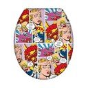 Tualeto sėdynė su lengvo uždarymo mechanizmu Wenko Pop Art, 45 x 37,5 cm