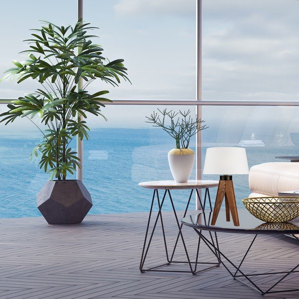 Baltas/natūralus stalinis šviestuvas - LAMKUR-image-2