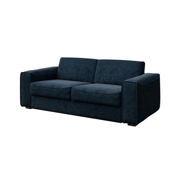 Tamsiai mėlyna sofa-lova MESONICA Munro, 224 cm-image-2