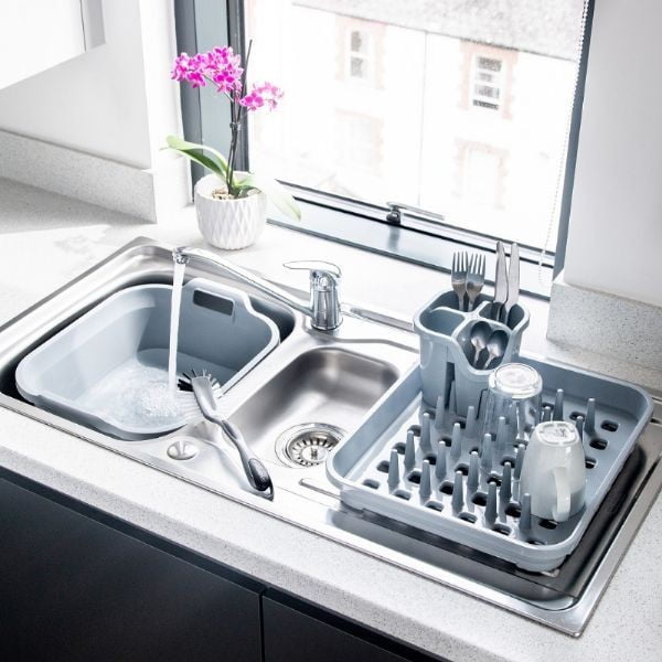 Iš plastiko kiaurasamtis pilkos spalvos 38x33,5 cm Eco Range – Addis-image-3