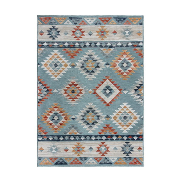 Lauko kilimas mėlynos spalvos 160x230 cm Avery Blue – Flair Rugs