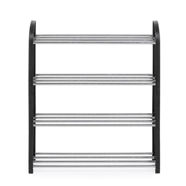 Juodos spalvos iš plastiko batų lentyna 50,5x57x19 cm Hallfrid – Yes Everyday-image-2