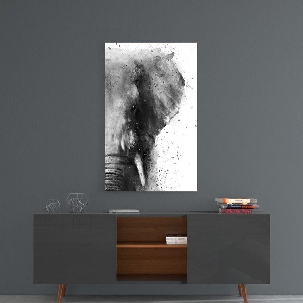 Paveikslas ant stiklo Insigne Dramblys, 46 x 72 cm-image-1
