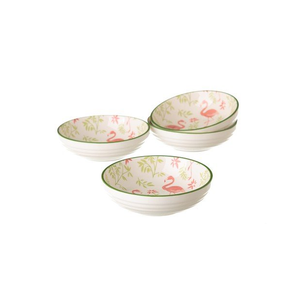 Porcelianinis dubuo Unimasa Flamingo, ø 12,6 cm-image-2