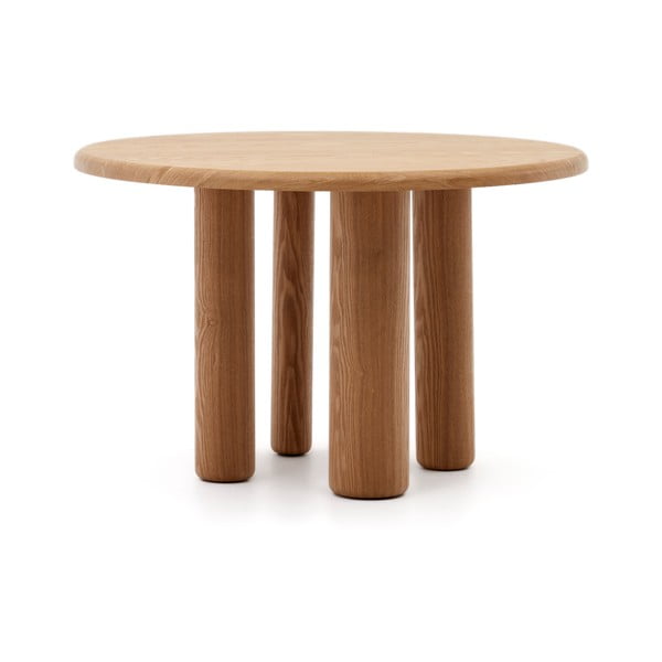 Apvalios formos valgomojo stalas iš uosio ø 120 cm Mailen – Kave Home