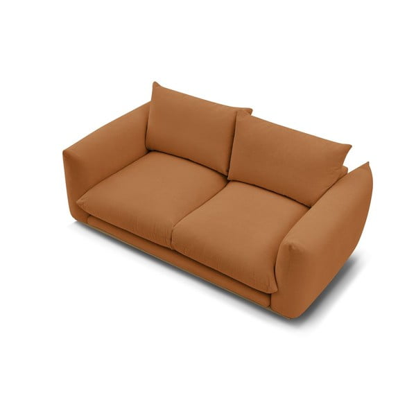 Sofa oranžinės spalvos 193 cm Ernest – Bobochic Paris-image-4