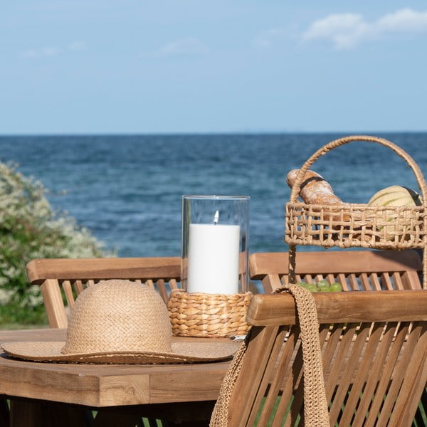 Iš vandens hiacinto žibintas (aukštis 26 cm) Hurricane – House Nordic-image-1