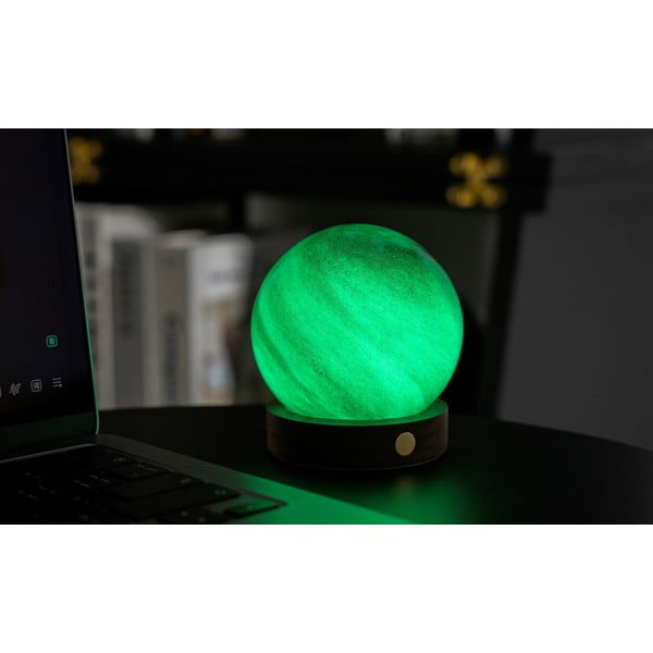 Tamsiai rudos spalvos šviečianti dekoracija USB ø 8 cm Sand Storm – Gingko-image-3