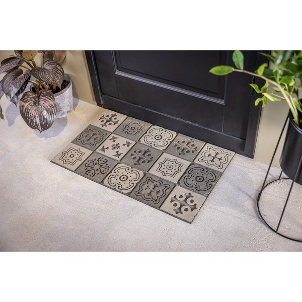 Mozaikinis pilkas kilimėlis Ego Dekor Geometrija, 45,5 x 76 cm-image-1