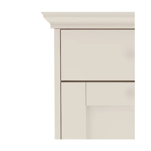Smėlio spalvos matinis atlenkiama spintelė batams 80x105x30 cm Binz – Støraa-image-4