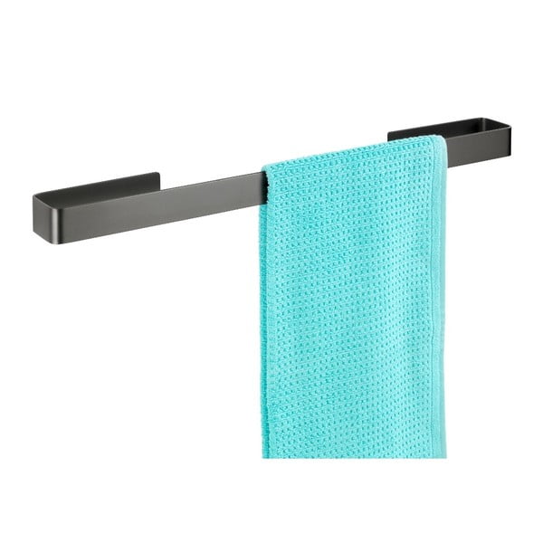 Antracito pilkos spalvos sieninis rankšluosčių laikiklis Wenko Montella, 61 cm ilgio-image-3