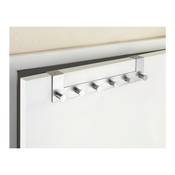 Sidabrinė durų pakaba su 6 kabliukais Wenko Celano-image-4