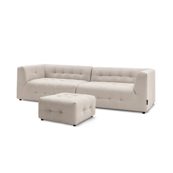 Smėlio spalvos sofa 324 cm Kleber - Bobochic Paris-image-4