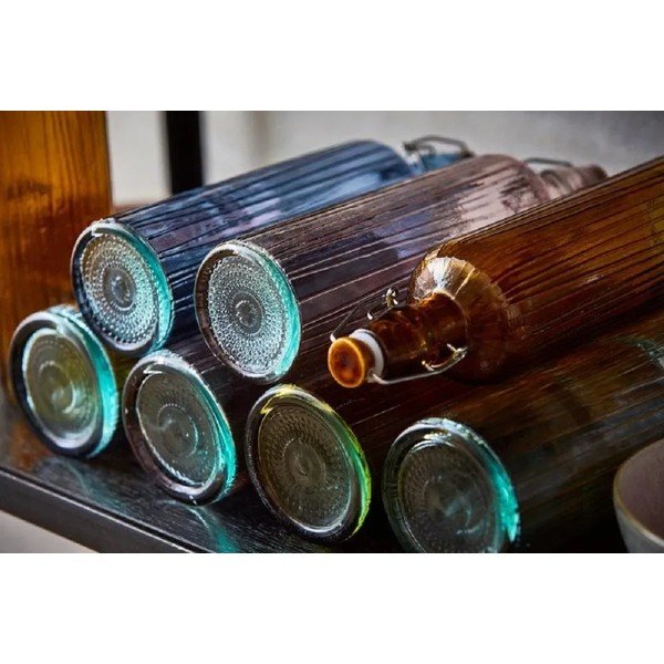 Rožinio stiklinis butelis 750 ml Kusintha - Bitz-image-3