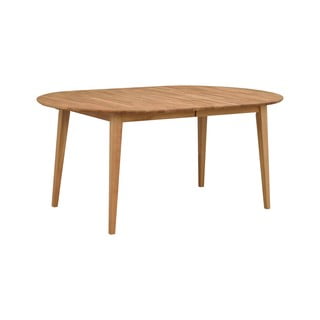 Ovalus ąžuolinis prailginamas valgomojo stalas Rowico Mimi, 170 x 105 cm