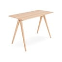 Iš ąžuolo masyvo rašomasis stalas 60x120 cm Ava – Gazzda